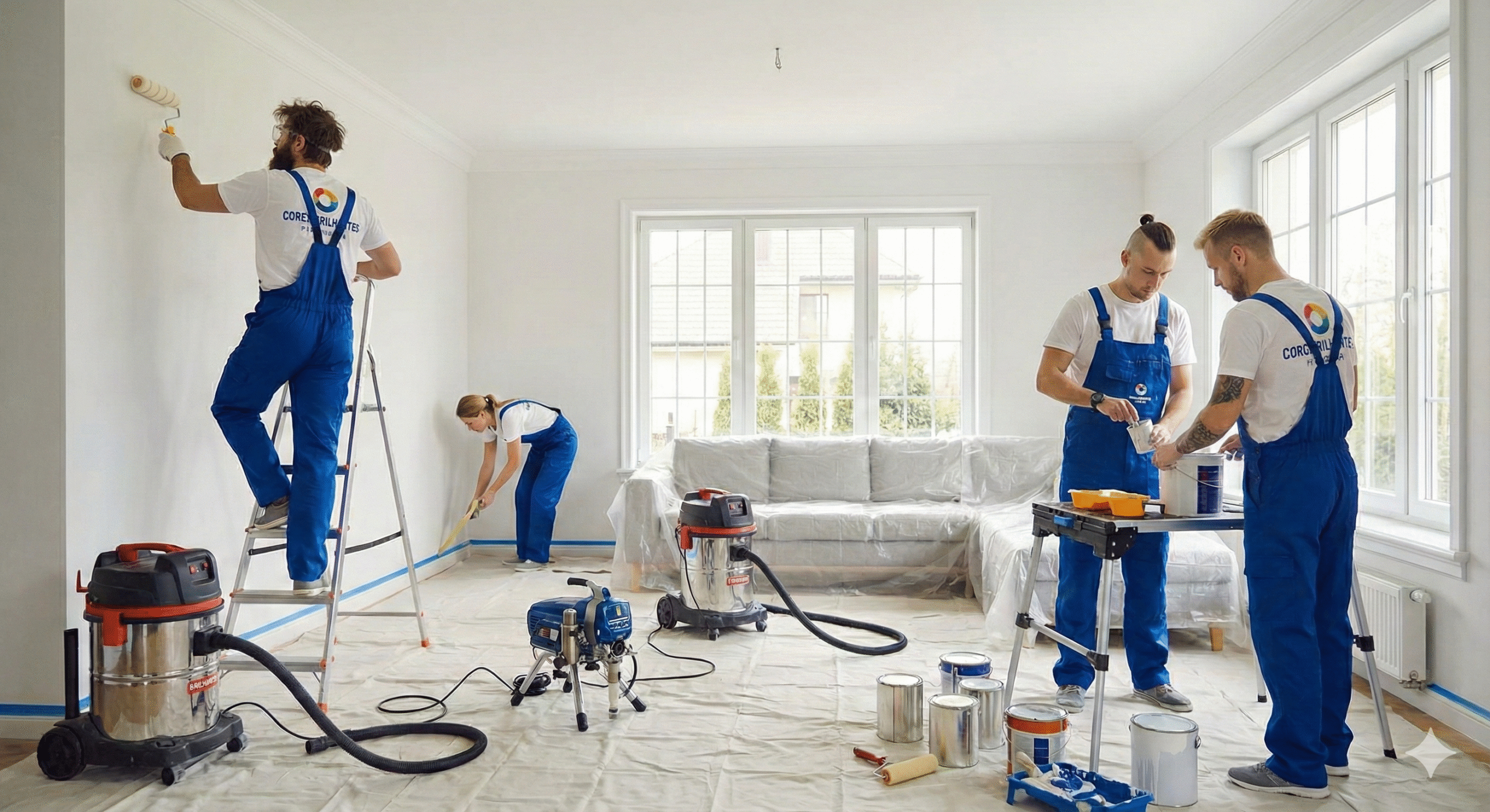 Contractor managing project